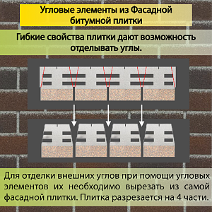 Купить Фасадная битумная плитка Docke PREMIUM BRICK  2 м2/уп Рубиновый в Иркутске