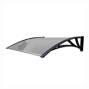 Козырек Fakro StopRain 1500мм усиленный NEW  — Графит (кронштейн черный)
