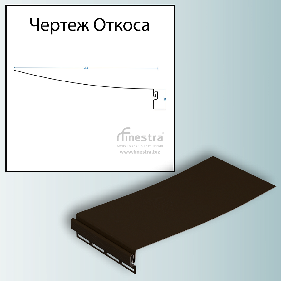 Docke Откос 254мм 3600мм