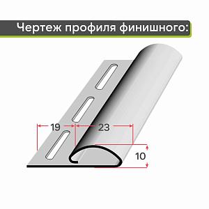 Docke Финишный профиль 3000мм  — Пломбир
