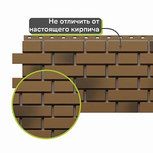 Панель Docke ПРЕМИУМ ФЛЕМИШ 1183x443мм 0.46м2  — Кофейный