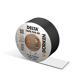 Купить Лента соединительная DELTA-FLEXX-BAND односторонняя для уплотнения деталей и проходок (100мм*10м) в Иркутске