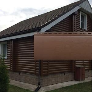 Панель акриловая однопереломная Blockhouse АП 3100х200мм 0.63м2 — Орех темный Панель акриловая однопереломная Blockhouse АП 3100х200мм 0.63м2 — Орех темный