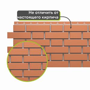 Панель Docke СТАНДАРТ ФЛЕМИШ 1183x443мм 0.46м2  — Красный