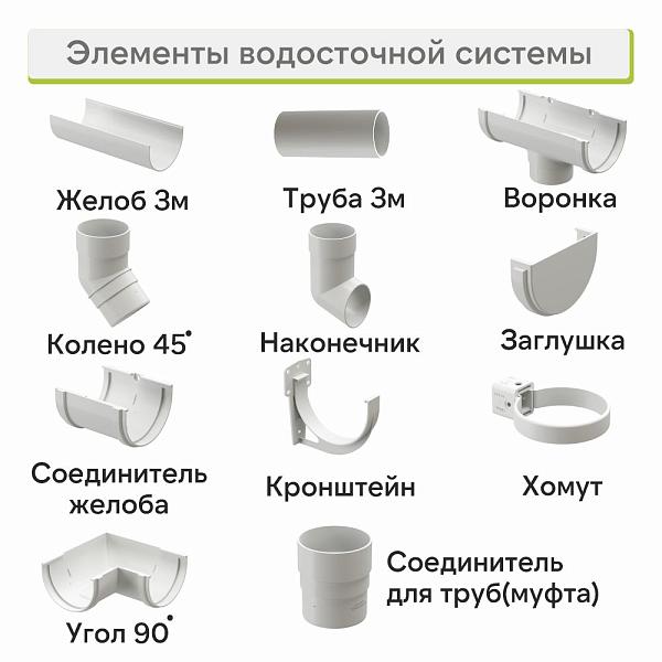 Docke ПРЕМИУМ Колено 45 Пломбир