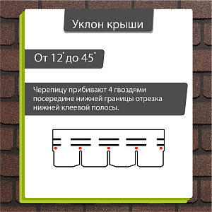 Купить Гибкая черепица Docke PIE PREMIUM Женева 3.1м2/уп Арахис в Южно-Сахалинске