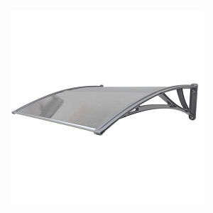 Козырек Fakro StopRain 1500мм усиленный NEW  — Графит (кронштейн серый)