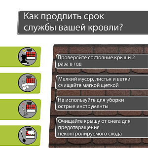 Купить Гибкая черепица Docke PIE PREMIUM Женева 3.1м2/уп Арахис в Южно-Сахалинске