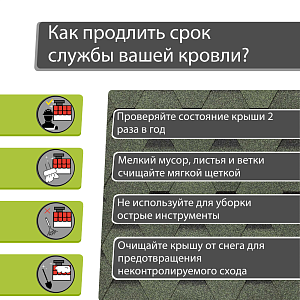 Купить Гибкая черепица Docke PIE EUROPA KARAT 3м2/уп Зелёный в Южно-Сахалинске